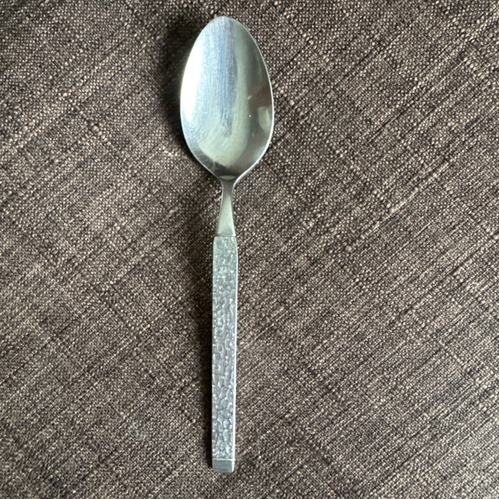 1‎ Teaspoon Ekco Eterna EKS2 20969 EKSEKS2 Hammered Glossy Textured Stainless